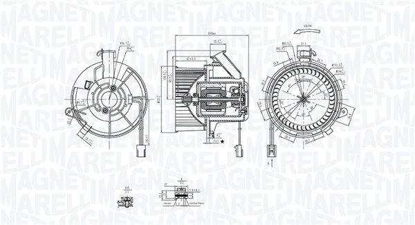 Компресор салону, Magneti Marelli 069412290010