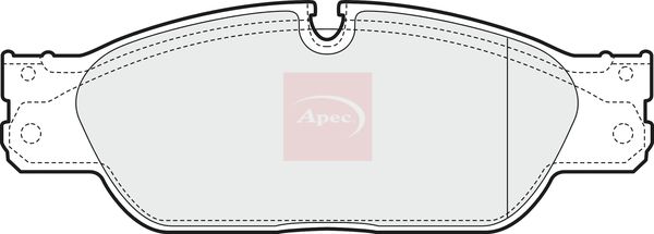 APEC Brake Pad Set, disc brake PAD1456