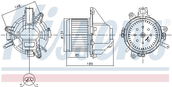 Компресор салону, Nissens 87608