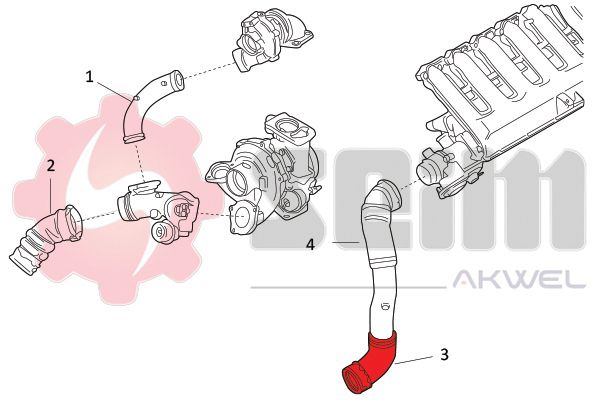 SEIM 981726 Charge Air Hose