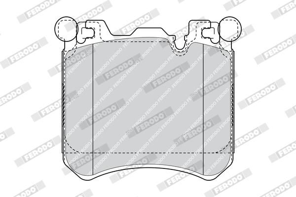 FERODO FDB4351 Brake Pad Set, disc brake