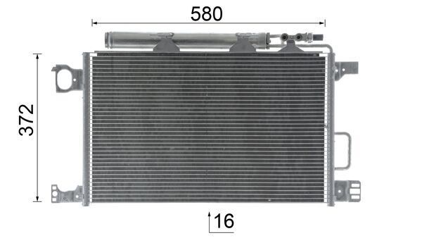 Product Image - Condensor, airconditioning - AC450000P - MAHLE