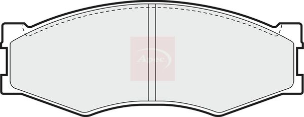 APEC Brake Pad Set, disc brake PAD461