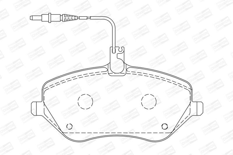 CHAMPION Plaquettes de frein à disque 573131CH