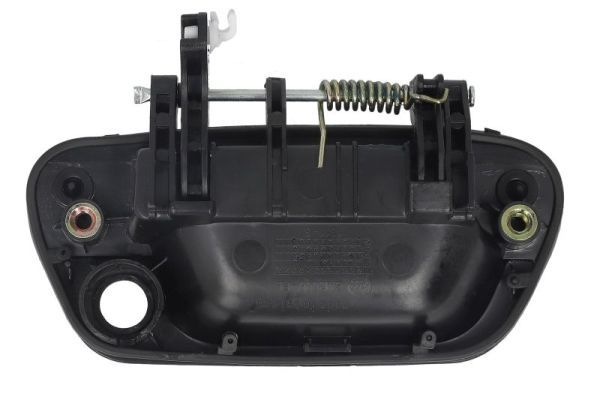 Door handle Voor Links (extern, zwarte textuur) past: CHEVROLET SPARK, SPARK/MATIZ 01.07-11.15