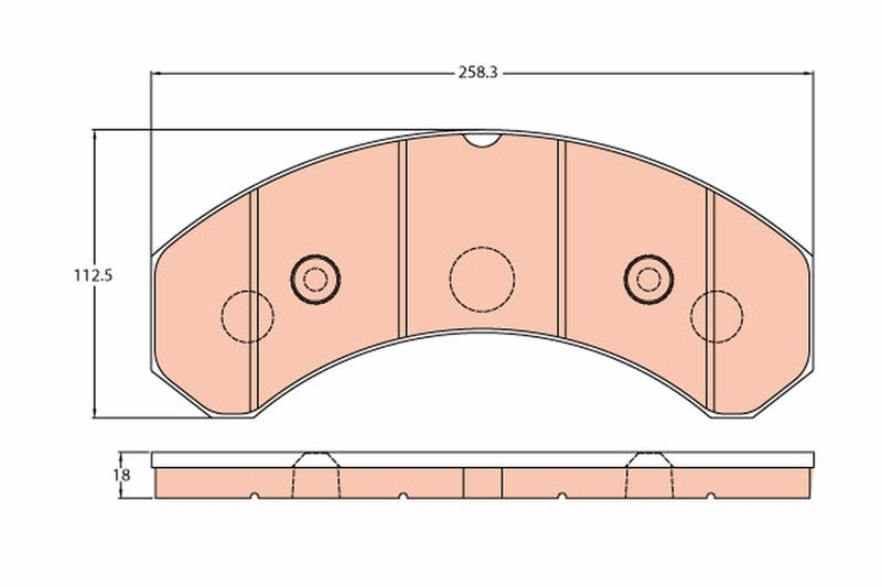 TRW GDB5079 - Brake Pad Set, disc brake