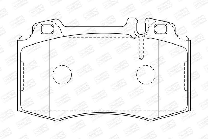 CHAMPION Plaquettes de frein à disque 571961CH
