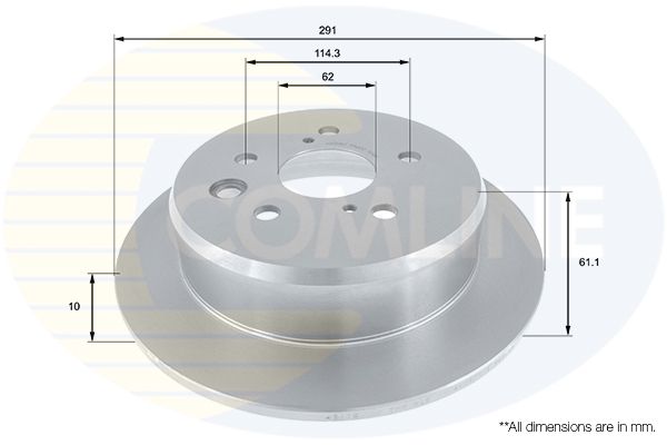 Comline ADC01157 Brake Disc