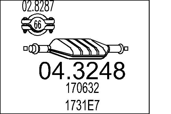 MTS katalizátor 04.3248