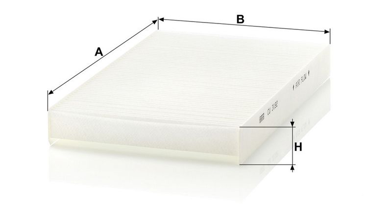 Filter, salongiõhk, MANN-FILTER CU 3192