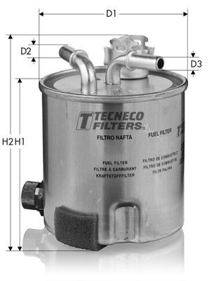 TECNECO FILTERS Üzemanyagszűrő GS10395