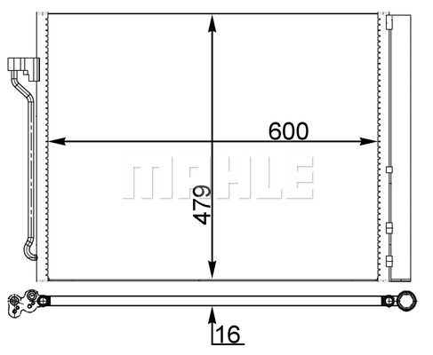 WILMINK GROUP kondenzátor, klíma WG2368969