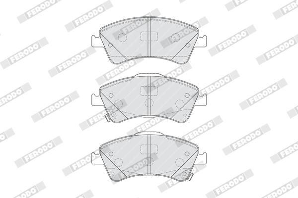 BREMSBELAGSATZ SCHEIBENBREMSE FERODO FDB4047 1