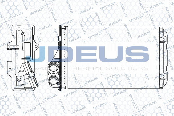 JDEUS Hőcserélő, belső tér fűtés M-207047A