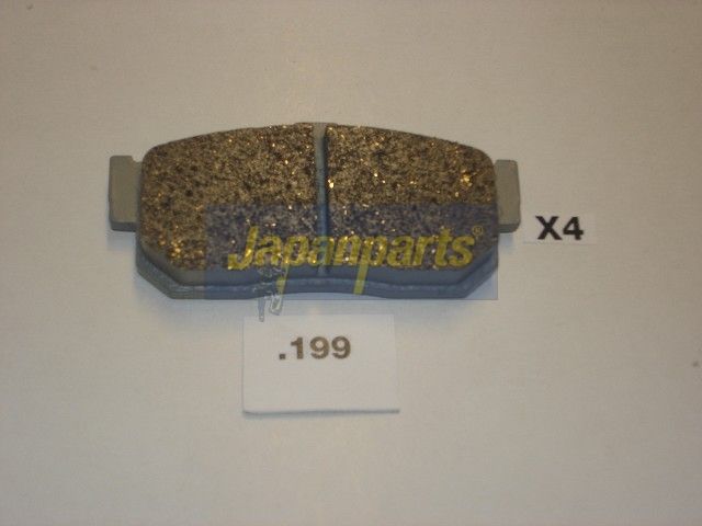 JAPANPARTS Stabdžių trinkelių rinkinys, diskinis stabdys