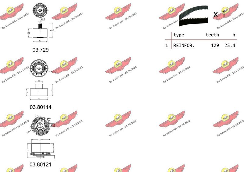 AUTOKIT 04.5219 Timing Belt Kit