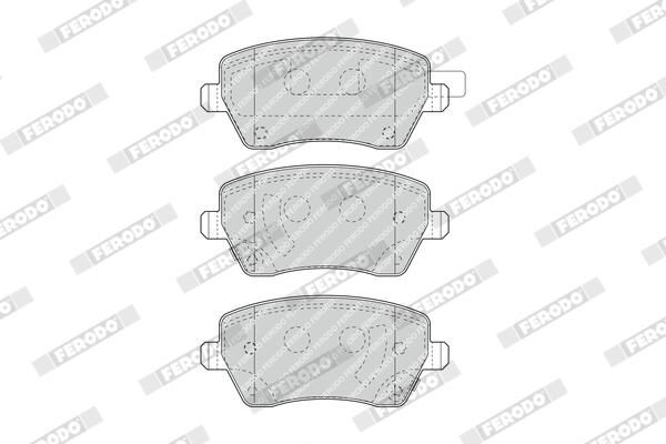 FERODO FDB4966 Brake Pad Set, disc brake