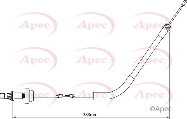 APEC Cable Pull, parking brake CAB1180