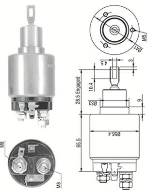 Магнітний перемикач, стартер, Magneti Marelli 940113050270