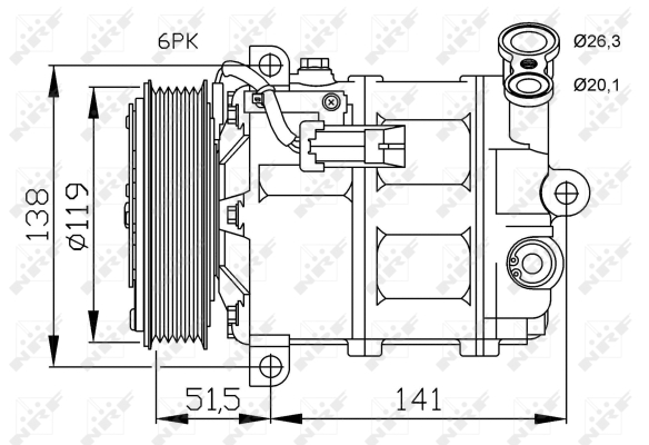 WILMINK GROUP kompresszor, klíma WG2159413