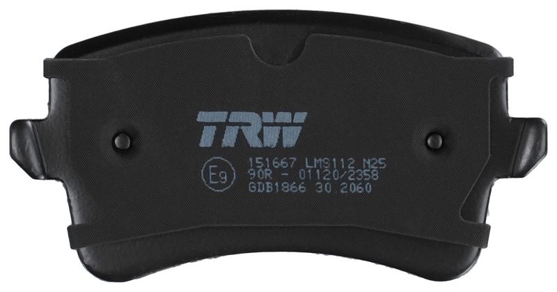 TRW GDB1866 Brake Pad Set, disc brake