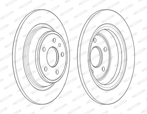 FERODO DDF2338C Brake Disc