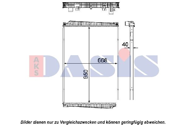 Chladič, chlazení motoru 260017N