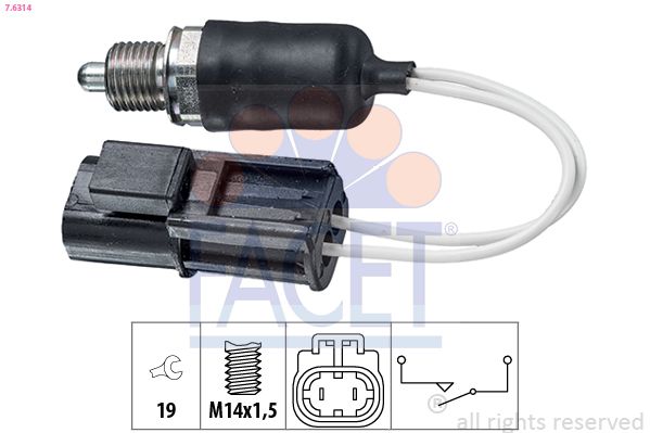 FACET Achteruitrijschakelaar 7.6314