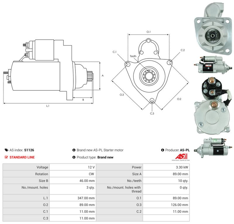 AS-PL S1126 Starter