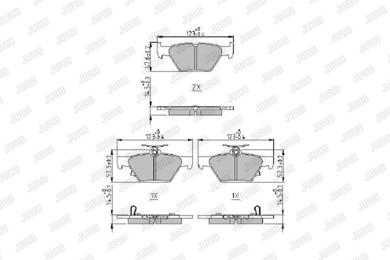 Juego de pastillas de freno