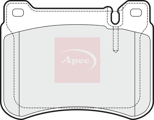 APEC Brake Pad Set, disc brake PAD1473
