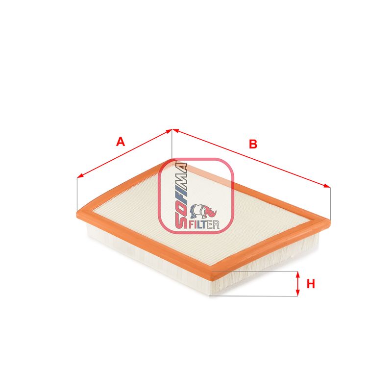 Повітряний фільтр, фільтрувальний елемент, BMW/MINI "1,5-2,0 "14>>, Sofima S3622A
