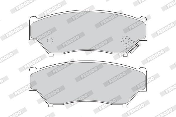 FERODO FDB1020 Brake Pad Set, disc brake