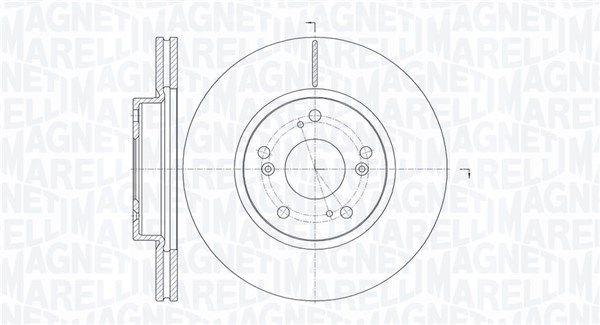 MAGNETI MARELLI féktárcsa 361302040737