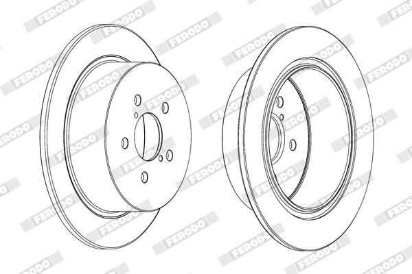FERODO DDF1903C Brake Disc
