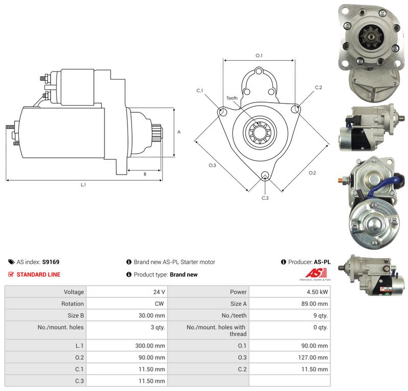 AS-PL S9169 Starter
