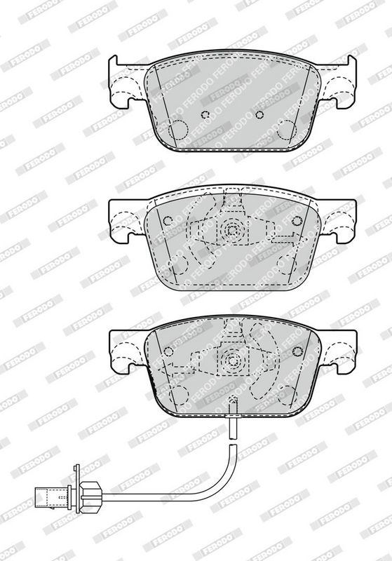 FERODO Plaquettes de frein à disque FDB4871