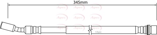 APEC Brake Hose HOS4176