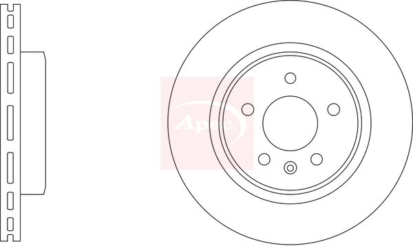 APEC Brake Disc DSK3414