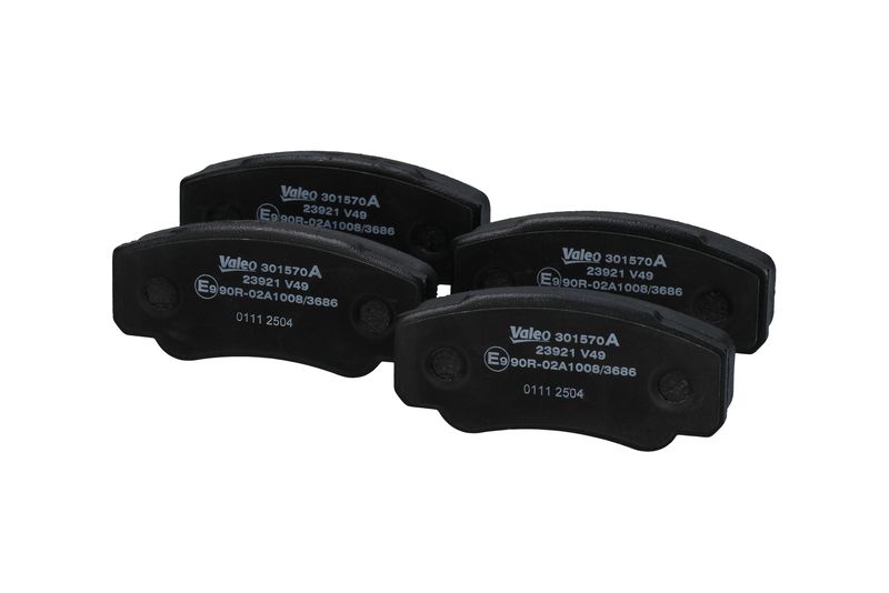 Piduriklotsi komplekt, ketaspidur, VALEO 301570A