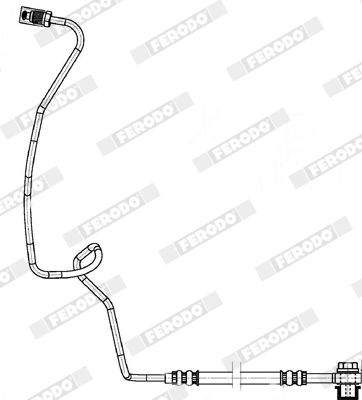 Гальмівний шланг, Ferodo FHY2517