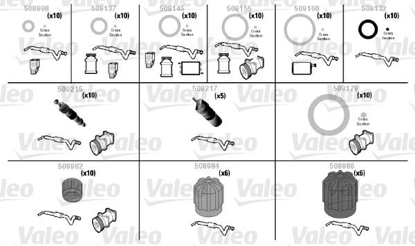 VALEO O-ring reparatieset 509203