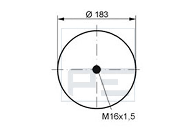 Mech, pneumatické odpružení 084.258-71A