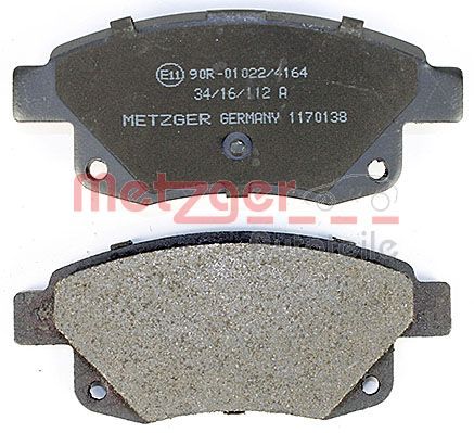 METZGER 1170138 Brake Pad Set, disc brake