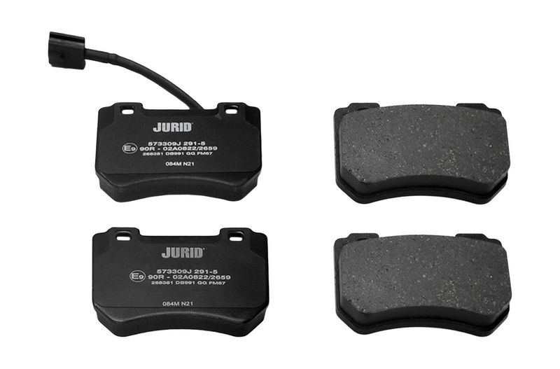 set placute frana,frana disc JURID 573309J