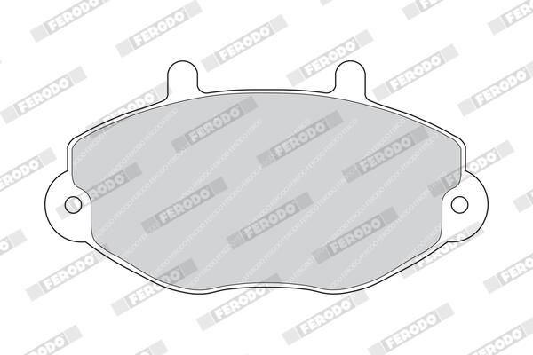 FERODO FVR701 Brake Pad Set, disc brake