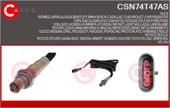 SONDA LAMBDA CASCO CSN74T47AS