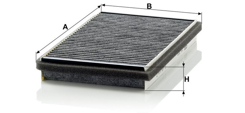 Filter, salongiõhk, MANN-FILTER CUK 3020