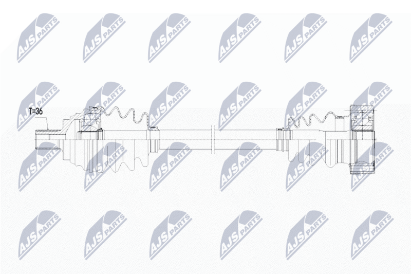 NTY NPW-WW-067 - Drive Shaft