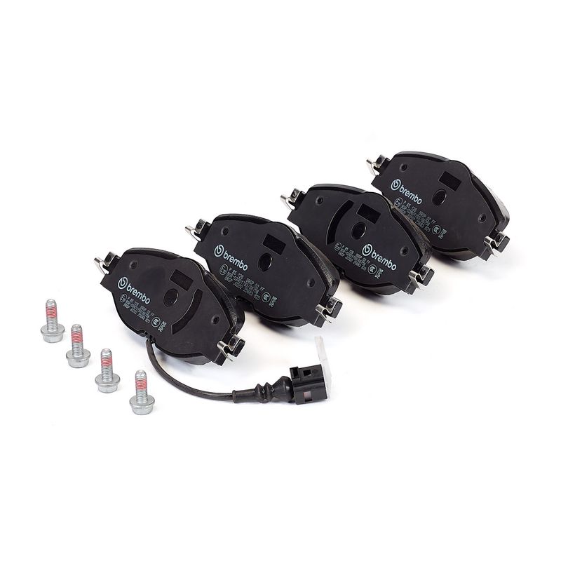 Remblokken set Voor (met remklauw geleidingsbouten  zonder toevoegingen), past: AUDI A3, A3 ALLSTREET, Q2, Q3, TT  CUPRA ATECA, FORMENTOR, LEON, LEON SPORTSTOURER  SEAT ATECA 1.0-Electric 11.07-